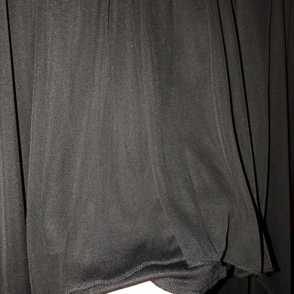 High-low Black Skirt